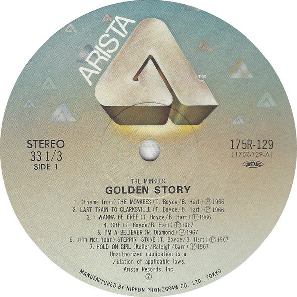 The Monkees - Golden Story (Vinyl, LP, Compilation)