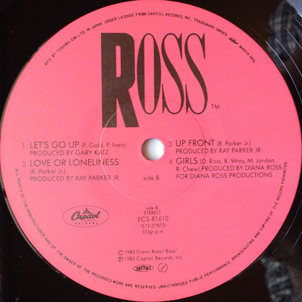 Diana Ross - Ross (Vinyl, LP, Album)