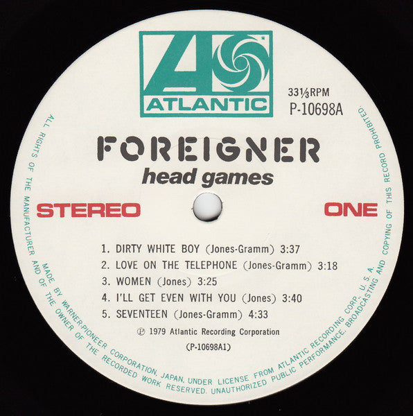 Foreigner - Head Games (Vinyl, LP, Album)