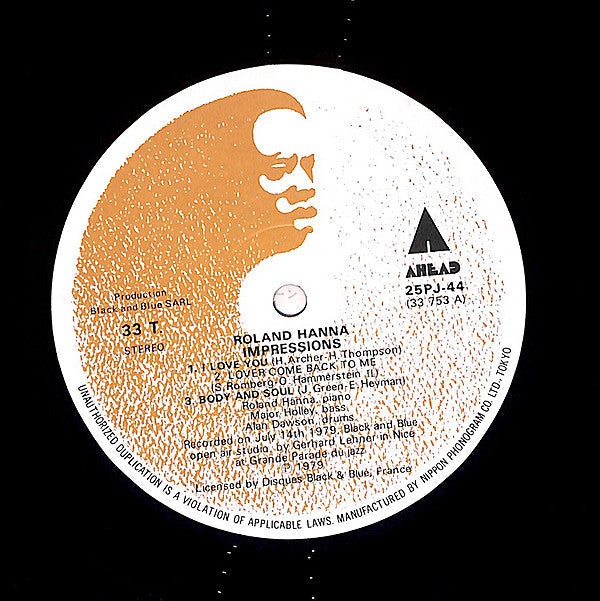Roland Hanna - Impressions (Vinyl, LP, Album, Reissue)