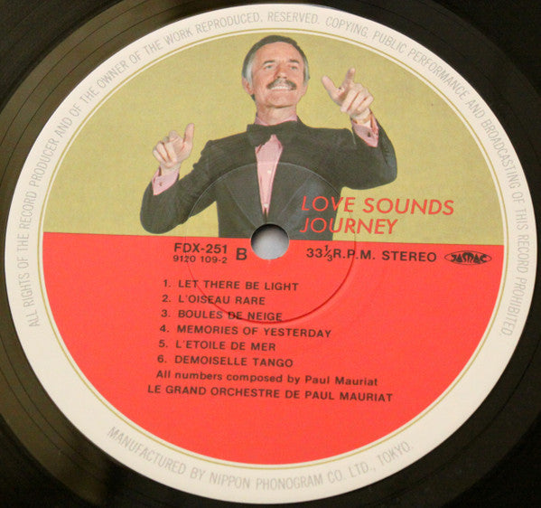 Paul Mauriat - Love Sounds Journey (Vinyl, LP, Album, Stereo)