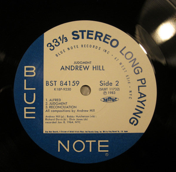Andrew Hill - Judgment! (Vinyl, LP, Album, Stereo, Reissue, Limited...