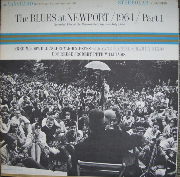 Various - The Blues At Newport / 1964 / Part 1 (Vinyl, LP, Stereo) Very Good (VG) / Very Good (VG)