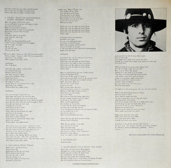 Ry Cooder - Borderline = ボーダーライン (Vinyl, LP, Album, Stereo) Very Good Plus (VG+) / Very Good Plus (VG+)