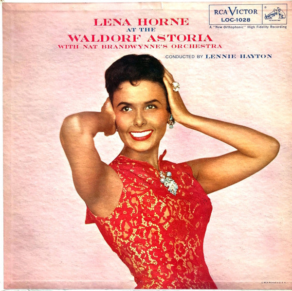 Lena Horne - Lena Horne At The Waldorf Astoria (Vinyl, LP, Album, Mono) Good Plus (G+) / Good (G)