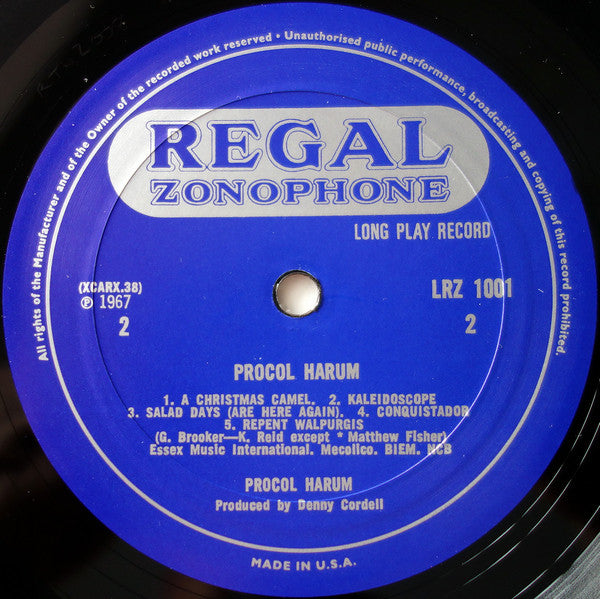 Procol Harum - Procol Harum (Vinyl, Vinyl, Vinyl, All Media, LP, Album, Reissue, Remastered, Mono, 12", 33 ⅓ RPM, 45 RPM, Mono, 7", 45 RPM, Stereo) Very Good Plus (VG+) / Very Good Plus (VG+)