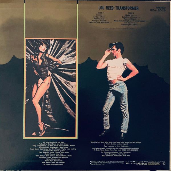 Lou Reed - Transformer (Vinyl, LP, Album, Stereo) Very Good Plus (VG+) / Good Plus (G+)