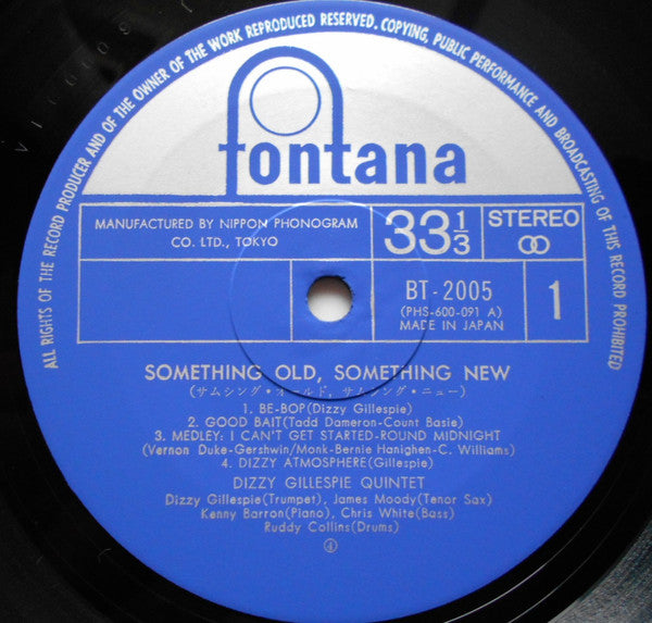 Dizzy Gillespie - Something Old, Something New (Vinyl, LP, Album, R...