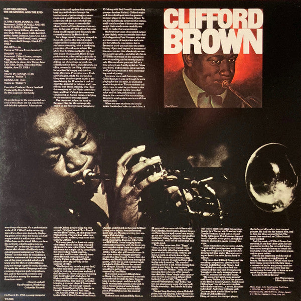 Clifford Brown - The Beginning And The End (Vinyl, LP, Album, Reissue, Mono) Near Mint (NM or M-) / Very Good Plus (VG+)