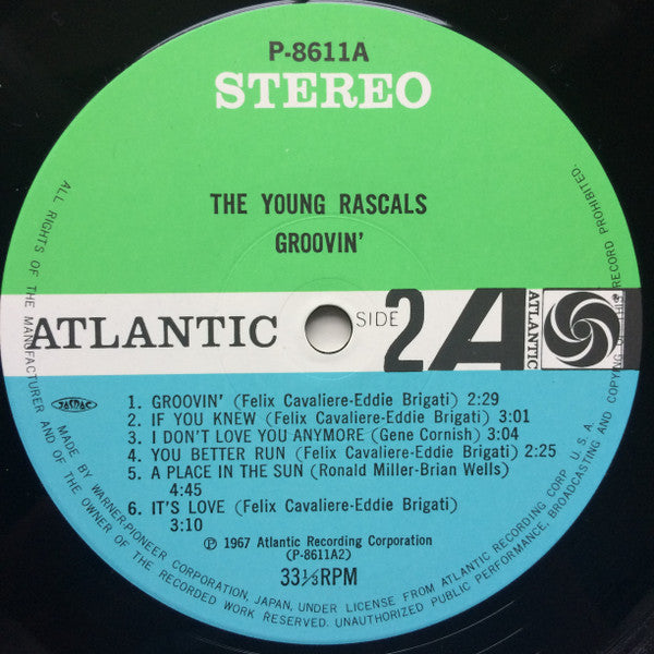 The Young Rascals - Groovin' (Vinyl, LP, Album, Reissue, Stereo)