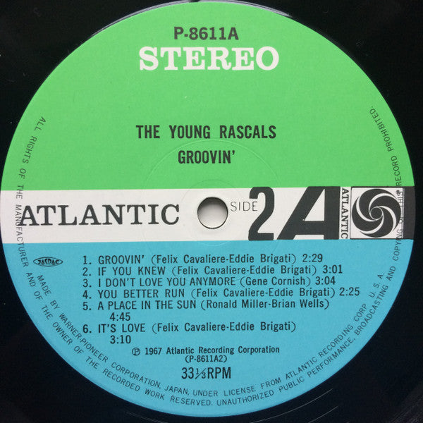 The Young Rascals - Groovin' (Vinyl, LP, Album, Reissue, Stereo) Very Good Plus (VG+) / Very Good Plus (VG+)