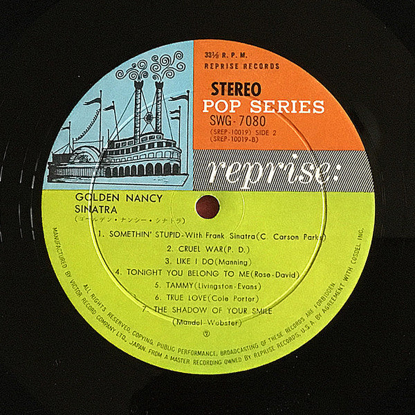 Nancy Sinatra - Golden Nancy Sinatra (Vinyl, LP, Compilation, Stereo)