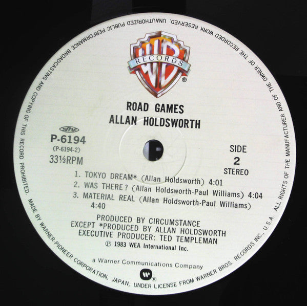 Allan Holdsworth - Road Games (Vinyl, 12", Mini-Album)