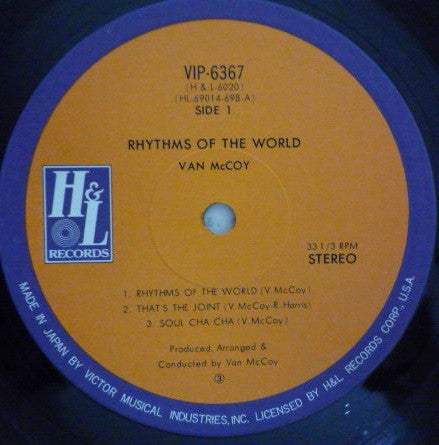 Van McCoy - Rhythms Of The World (Vinyl, LP, Album) Very Good (VG) / Very Good Plus (VG+)