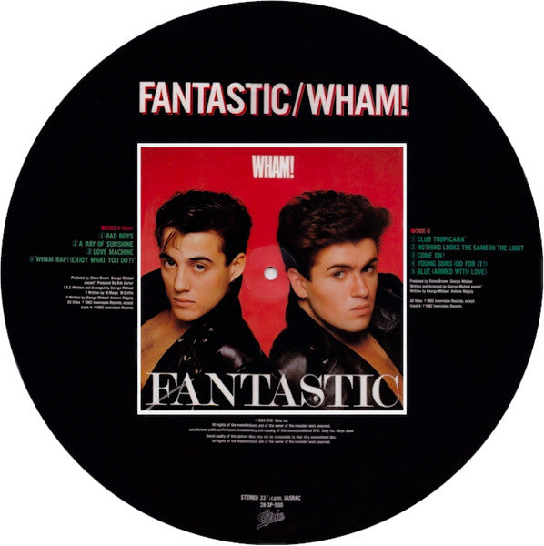Wham! - Fantastic (Vinyl, LP, Album, Misprint, Picture Disc, Reissue) Very Good (VG) / Very Good (VG)