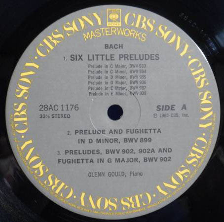 Johann Sebastian Bach - Preludes, Fughettas And Fugues (Vinyl, LP, ...