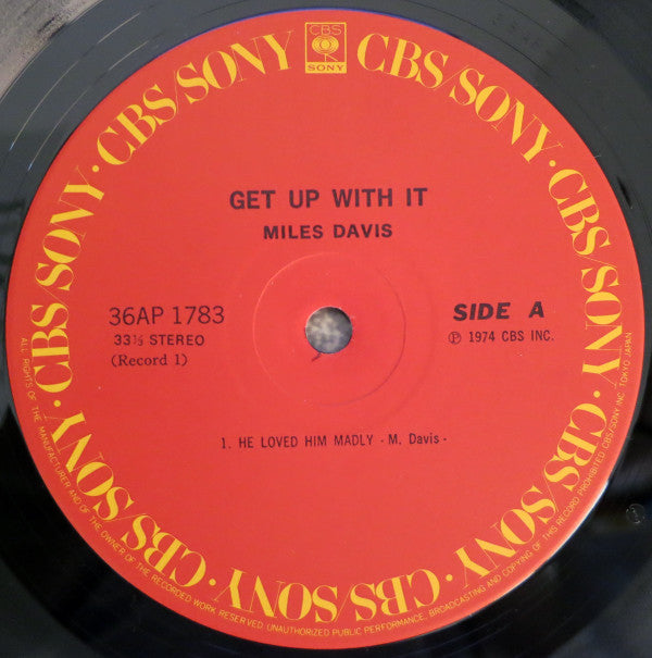 Miles Davis - Get Up With It (Vinyl, LP, Album, Reissue, Stereo)