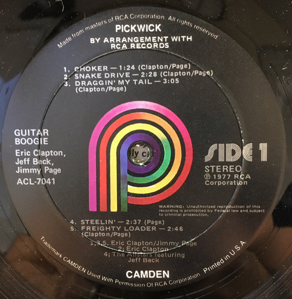 Eric Clapton - Guitar Boogie (Vinyl, LP, Compilation, Reissue) Good Plus (G+) / Very Good (VG)