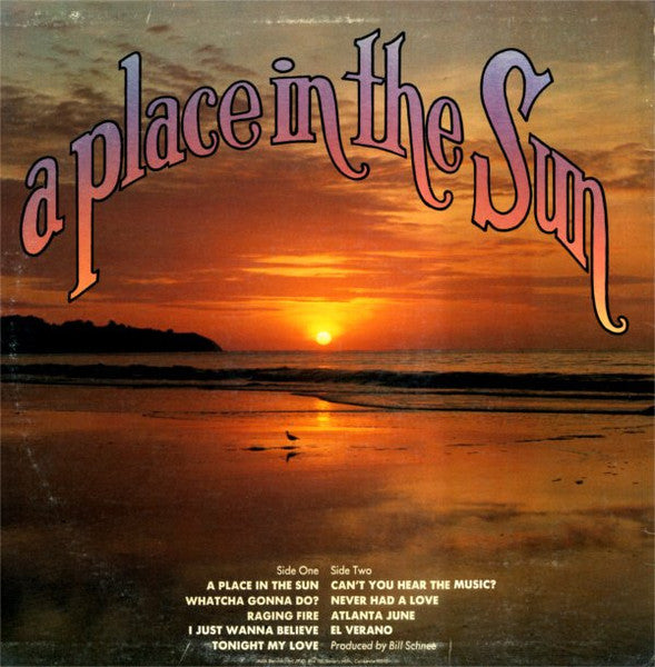 Pablo Cruise - A Place In The Sun (Vinyl, LP, Album, Stereo) Very Good (VG) / Good Plus (G+)