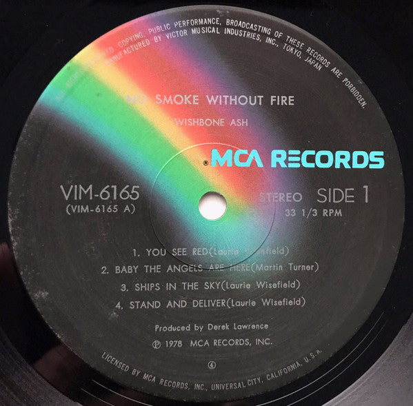 Wishbone Ash - No Smoke Without Fire = 因果律 (Vinyl, LP, Album)