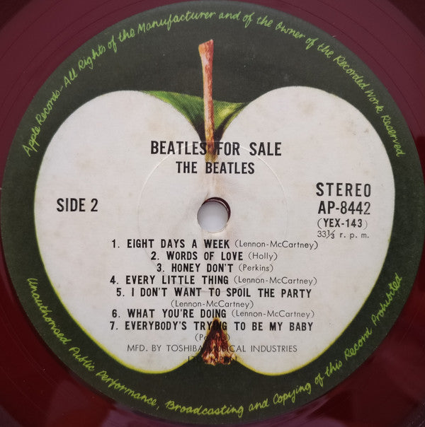 The Beatles - Beatles For Sale (Vinyl, LP, Album, Reissue, Stereo)