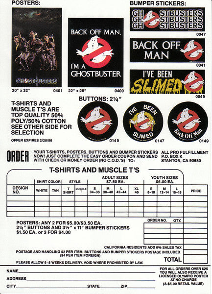 Various - Ghostbusters (Original Soundtrack) (Vinyl, LP, Album, Ste...