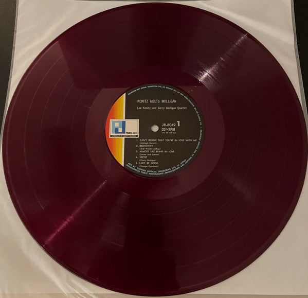 Lee Konitz - Konitz Meets Mulligan (Vinyl, LP, Album, Reissue, Mono) Very Good (VG) / Very Good (VG)