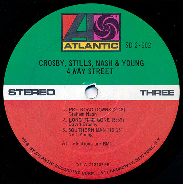 Crosby, Stills, Nash & Young - 4 Way Street (2xVinyl, LP, Album, Stereo) Good Plus (G+) / Good Plus (G+)