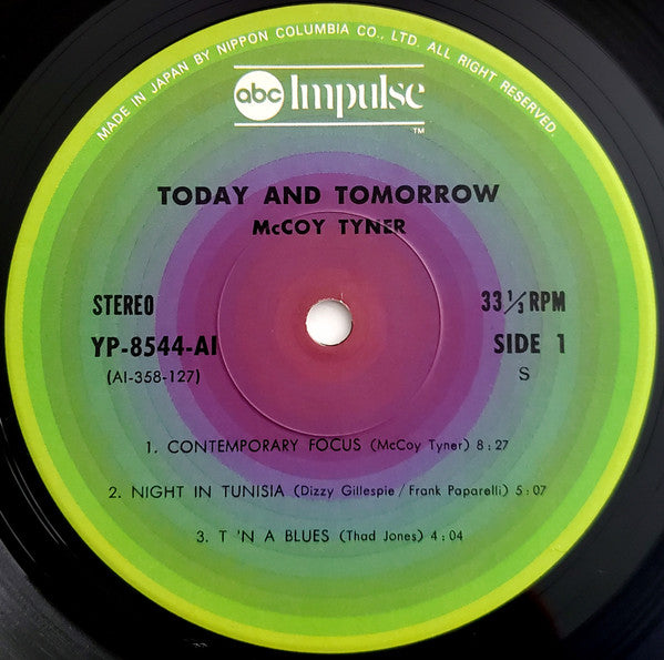 McCoy Tyner - Today And Tomorrow (Vinyl, LP, Album, Reissue, Stereo)