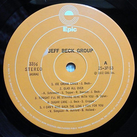 Jeff Beck Group - Jeff Beck Group (Vinyl, LP, Album, Reissue)
