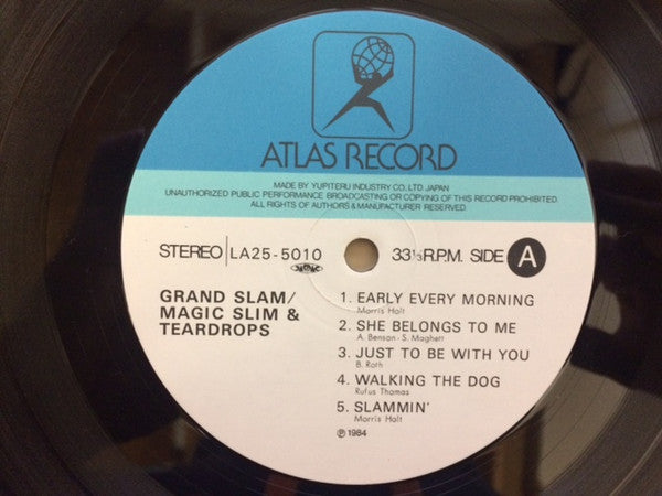 Magic Slim & The Teardrops - Grand Slam (Vinyl, LP, Reissue) Very Good Plus (VG+) / Good Plus (G+)