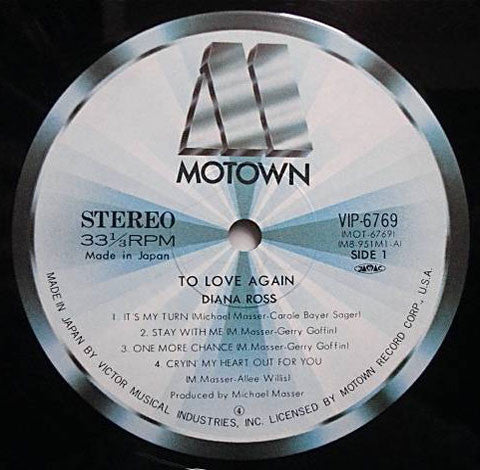 Diana Ross - To Love Again (Vinyl, LP, Compilation)