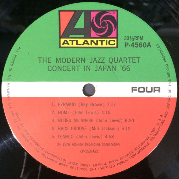 The Modern Jazz Quartet - Concert In Japan '66 (2xVinyl, LP, Album, Mono) Very Good Plus (VG+) / Very Good Plus (VG+)