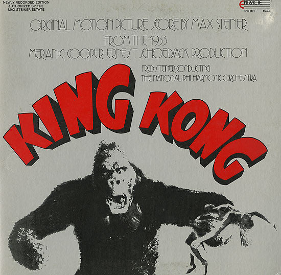 National Philharmonic Orchestra - King Kong: The Original Motion Picture Score 1933 (Vinyl, LP, Stereo) Very Good (VG) / Very Good (VG)