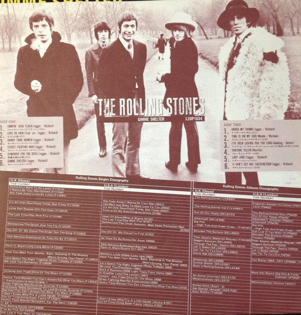 The Rolling Stones - Gimme Shelter (Vinyl, LP, Compilation, Reissue) Near Mint (NM or M-) / Very Good (VG)