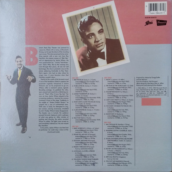Jackie Wilson - The Jackie Wilson Story (2xVinyl, LP, Compilation) Very Good Plus (VG+) / Very Good (VG)