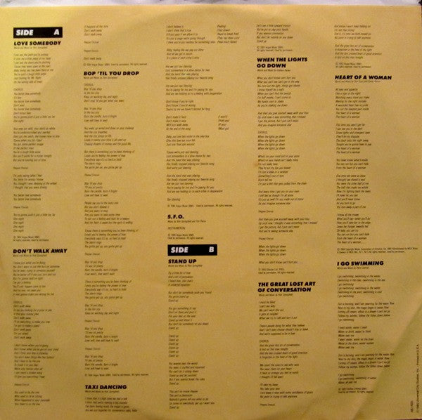 Rick Springfield - Hard To Hold - Soundtrack Recording (Vinyl, LP, Album) Very Good (VG) / Very Good (VG)