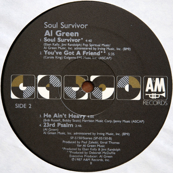 Al Green - Soul Survivor (Vinyl, LP, Album) Very Good (VG) / Very Good (VG)