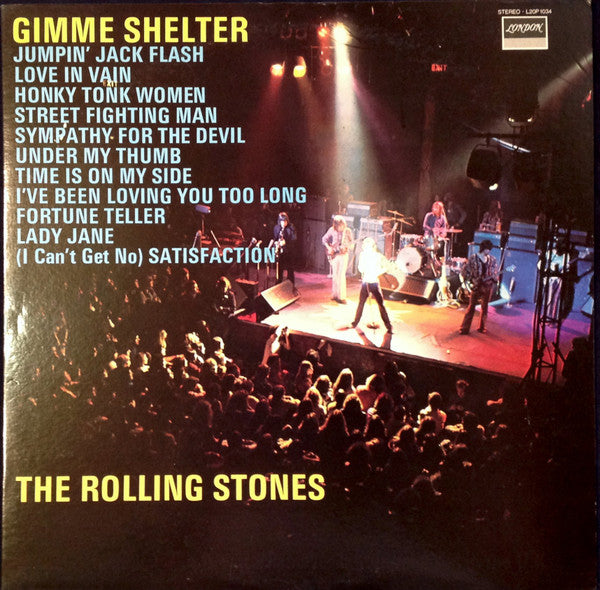 The Rolling Stones - Gimme Shelter (Vinyl, LP, Compilation, Reissue) Very Good Plus (VG+) / Very Good (VG)