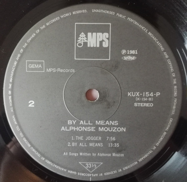Alphonse Mouzon - By All Means (Vinyl, LP, Album)