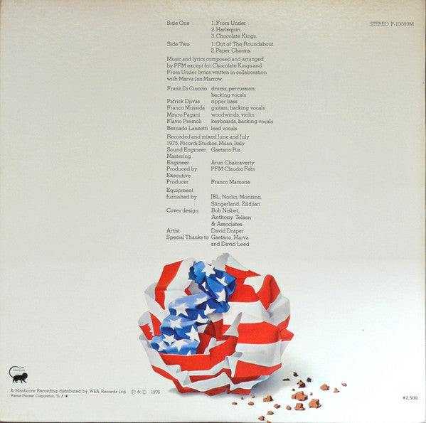 Premiata forneria marconi - Chocolate Kings (Vinyl, LP, Album) Very Good Plus (VG+) / Very Good Plus (VG+)