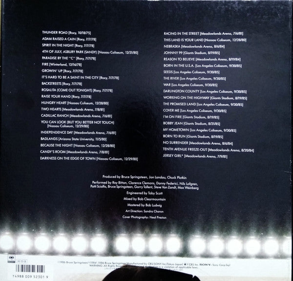 Bruce Springsteen & The E-Street Band - Live/1975-85 (Box Set, Viny...