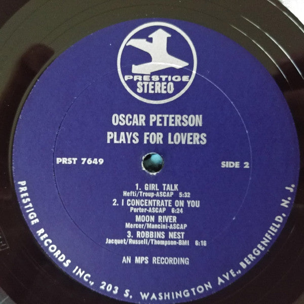 Oscar Peterson - Oscar Peterson Plays For Lovers (Vinyl, LP, Album)