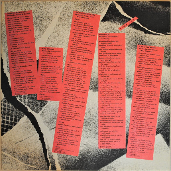 Suzi Quatro - Suzi... And Other Four Letter Words (Vinyl, LP, Album)