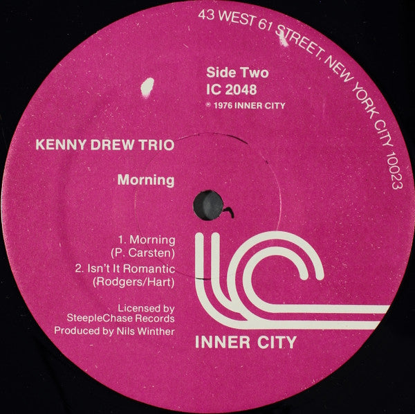 The Kenny Drew Trio - Morning (Vinyl, LP, Album) Very Good Plus (VG+) / Very Good (VG)