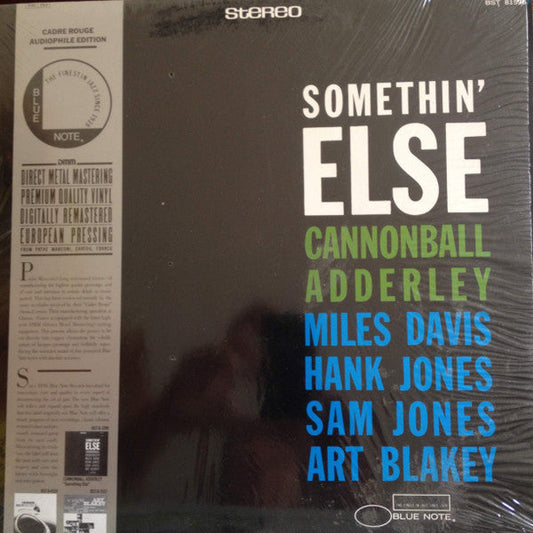 Cannonball Adderley - Somethin' Else (Vinyl, LP, Album, Remastered, Reissue) Very Good Plus (VG+) / Good Plus (G+)