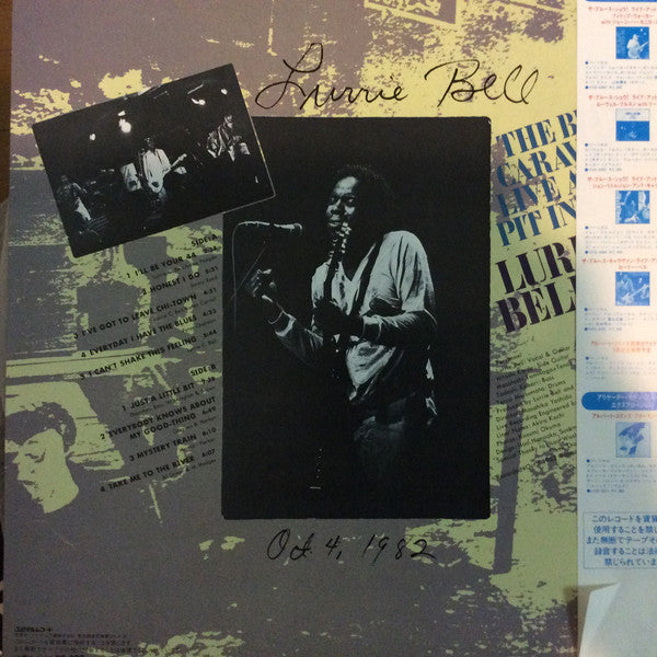 Lurrie Bell - The Blues Caravan Live At Pit Inn (Vinyl, LP, Album, Stereo) Very Good Plus (VG+) / Very Good (VG)