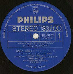 John Walker (3) - ソロ・ジョン/ソロ・スコット = Solo John / Solo Scott (Vinyl, 7", 33 ⅓ RPM, EP, Stereo) Very Good Plus (VG+) / Very Good Plus (VG+)