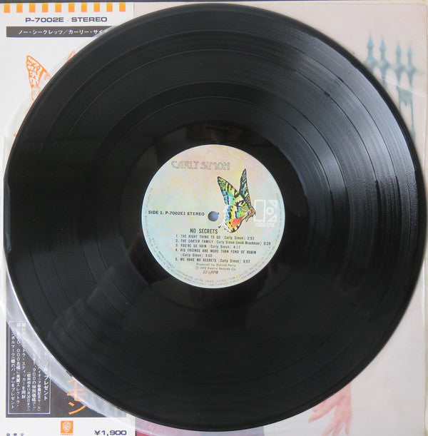 Carly Simon - No Secrets (Vinyl, LP, Album, Repress)