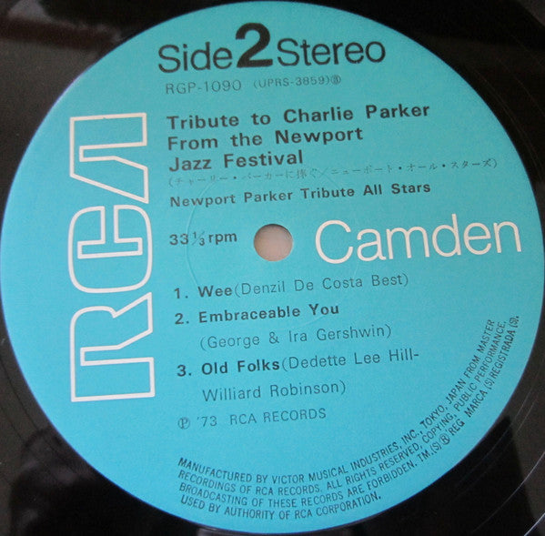 Newport Parker Tribute All Stars - Tribute To Charlie Parker From T...